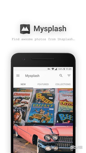 Mysplash app
