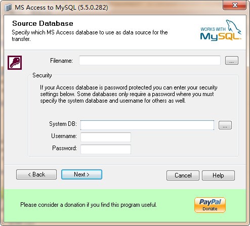 Bullzip MS Access To MySQL(AccessתMySQL)