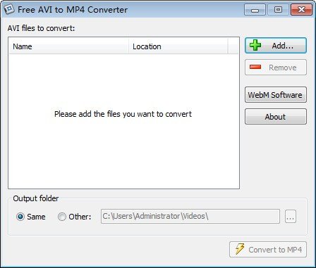 Free AVI to MP4 Converter(AVIתMP4ת)