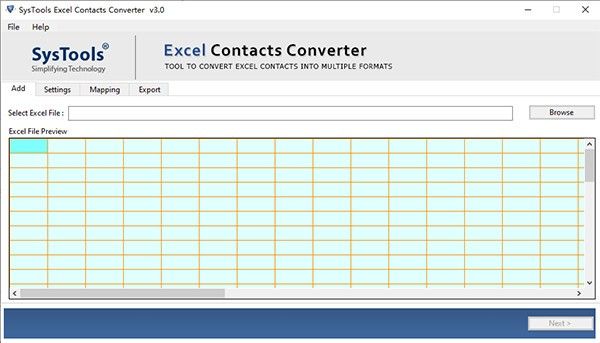SysTools Excel Contacts Converter(ļʽת)