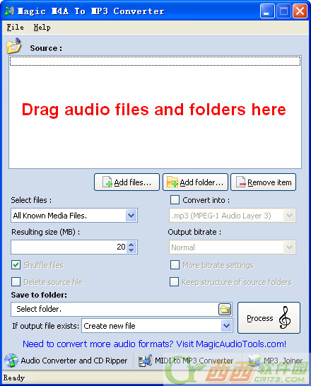ʽת(Free M4A AAC OGG WAV MP3 audio converter)