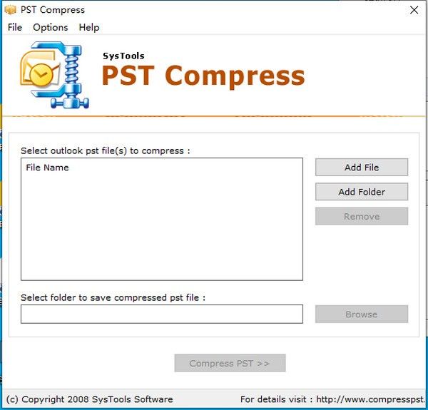 SysTools PST Compress(ʼѹ)