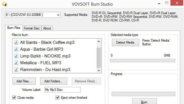 VOVSOFT Burn Studio(̿¼)