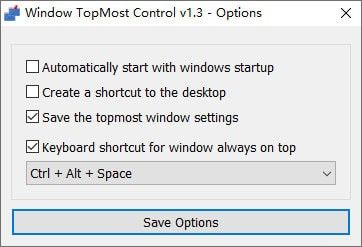 Window TopMost Control(ö)