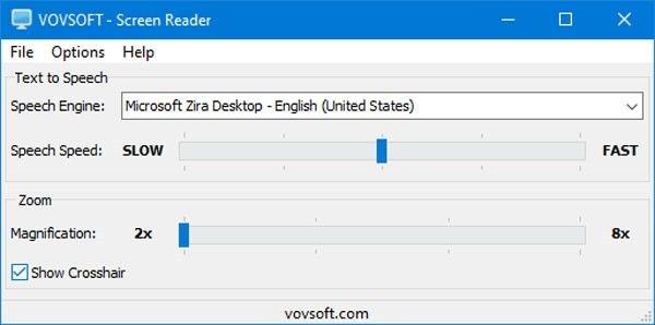 VovSoft Screen Reader(ı)