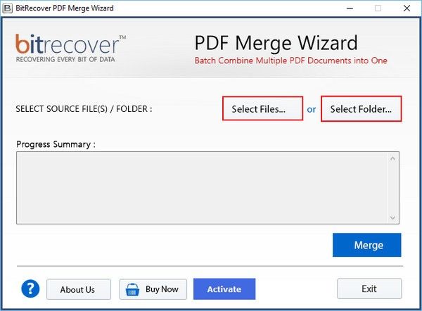 BitRecover PDF Merge Wizard(PDFϲ)