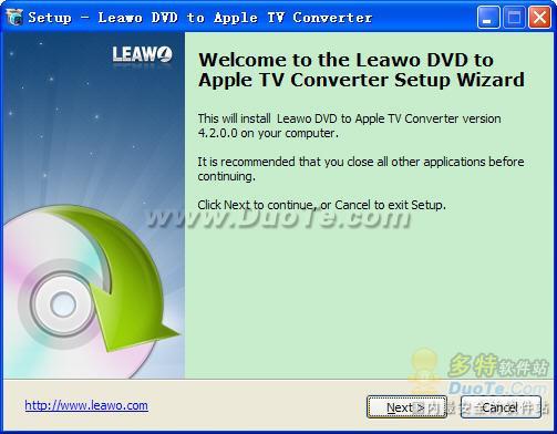 Leawo Free DVD to Apple TV Converter