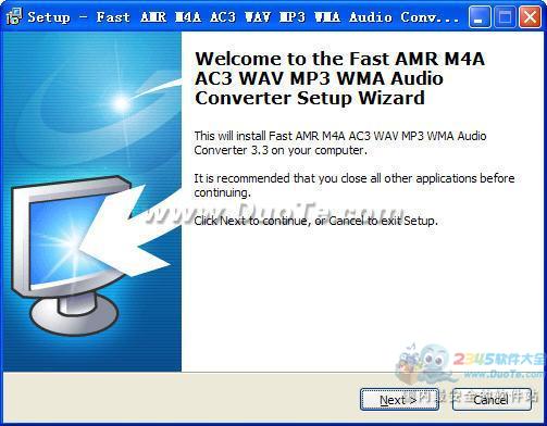 Fast AMR/M4A/AC3/WAV/MP3/WMA Audio Converter(Ƶʽת)