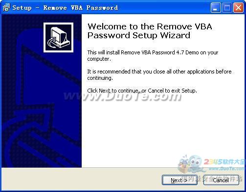 Remove VBA Password (ɾVBA)