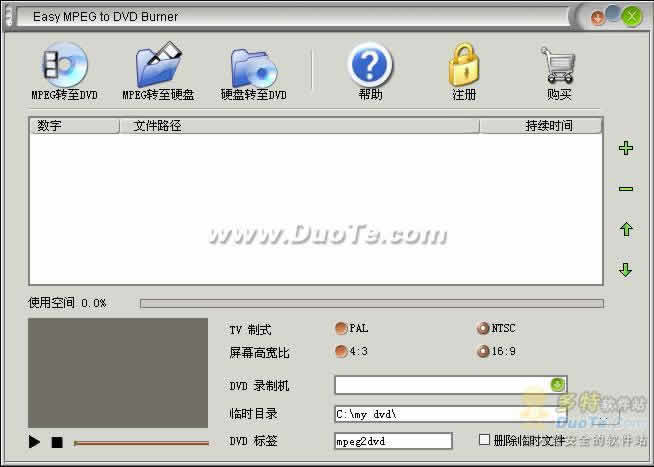 Easy MPEG to DVD Burner