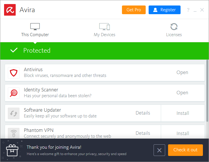 Сɡɱ(Avira AntiVir Personal)