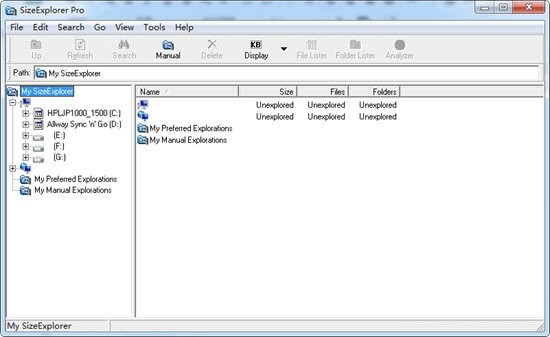 SizeExplorer Pro(ļ)