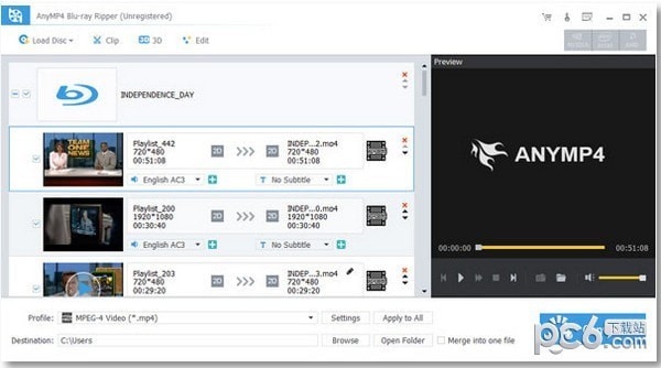 AnyMP4 Bluray Ripper(Ƶת)