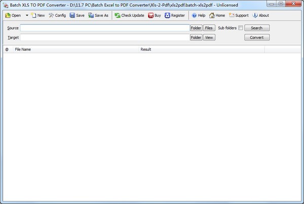 Batch XLS TO PDF Converter(XLSPDFת)