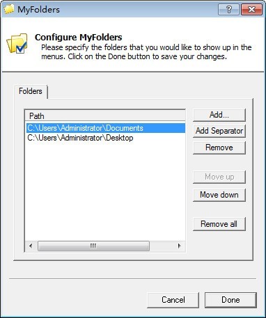 Ҽݸļй(MyFolders)