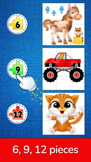 123 Kids Fun PUZZLE BLUE