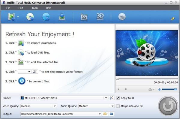 imElfin Total Media Converter(ȫܶýת)