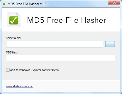 md5freefilehasher文件md5值查看工具v10官方版