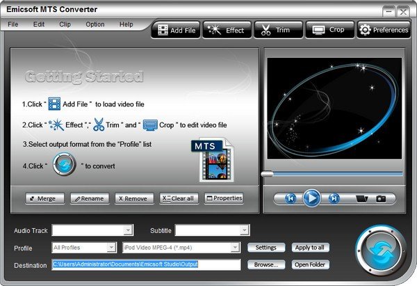 Emicsoft MTS Converter(Ƶļת)