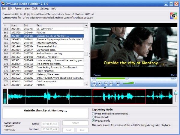 DivXLand Media Subtitler(Ļ༭޸)