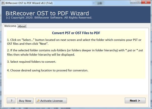 BitRecover OST to PDF Wizard(OSTתPDFת)