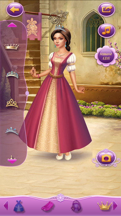 Dress Up Princess Thumbelina