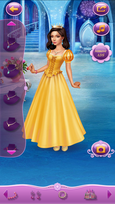 Dress Up Princess Thumbelina
