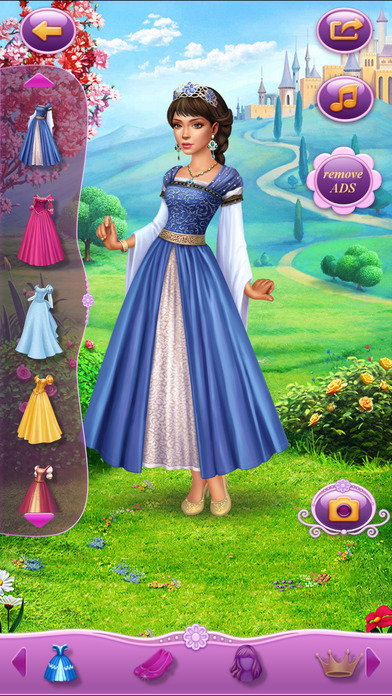 Dress Up Princess Thumbelina