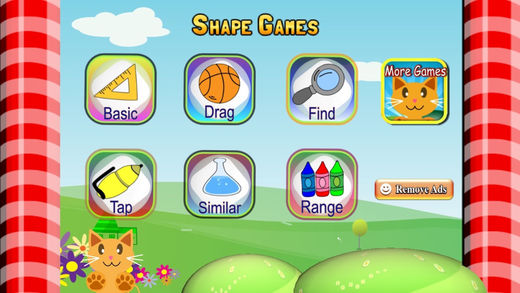 QCat - 幼儿形状游戏 Toddler Shape Educational Games (Free)