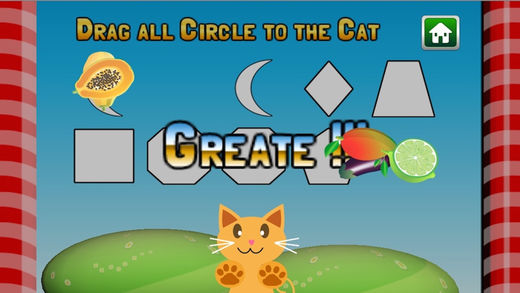 QCat - 幼儿形状游戏 Toddler Shape Educational Games (Free)