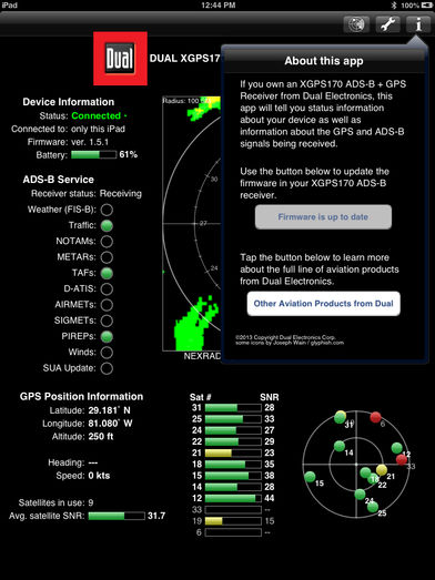 XGPS170 Status Tool