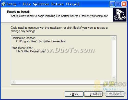 File Splitter Deluxe
