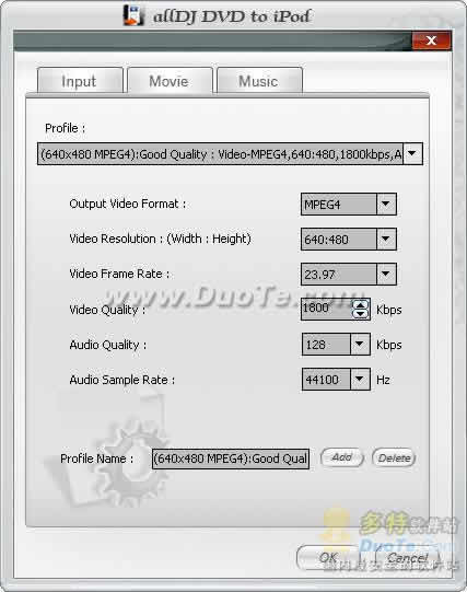 Alldj DVD to iPod Ripper