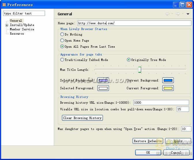Lively Browser