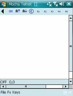 Mocha CE Telnet