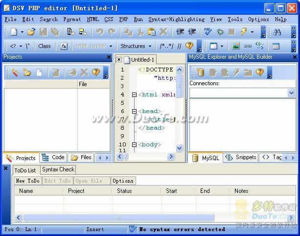 DSV PHP Editor