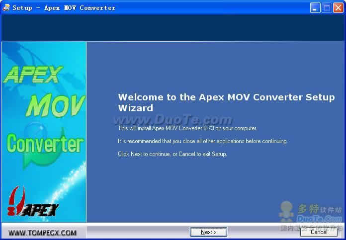 Apex Movie Converter