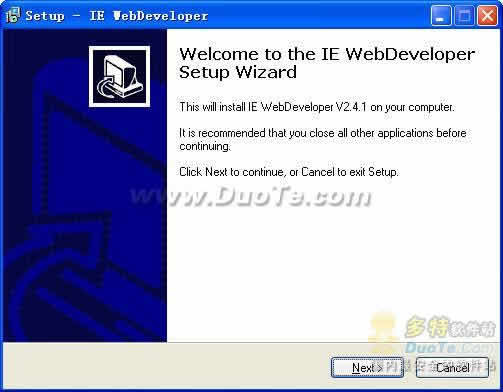 IE WebDeveloper
