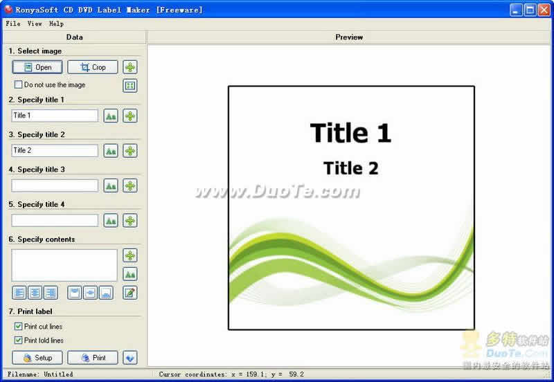 RonyaSoft CD DVD Label Maker