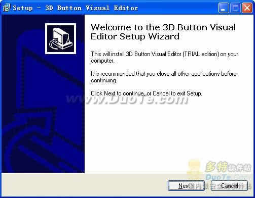 3D Button Visual Editor