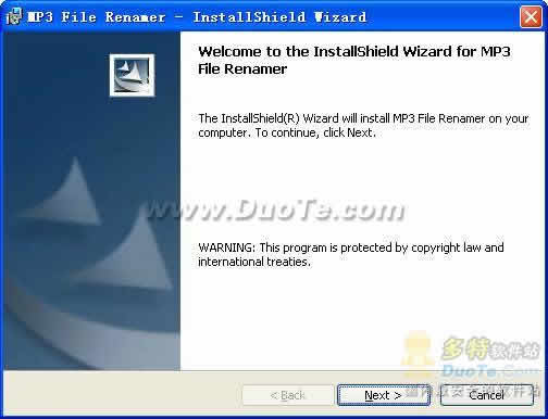 MP3 File Renamer