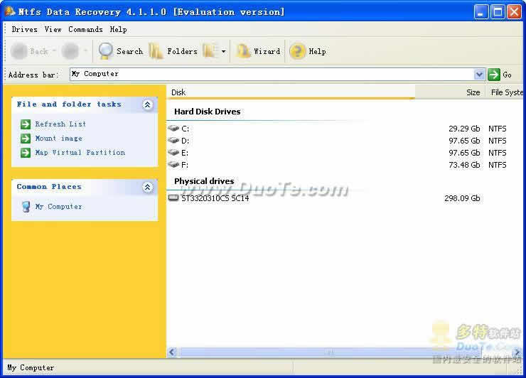 NTFS Data Recovery