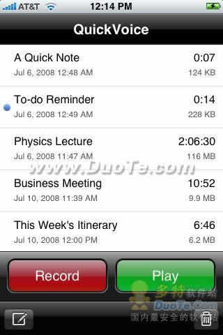 QuickVoice PRO Recorder w/FREE Bonus! ¼