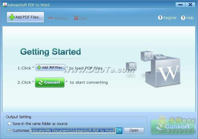 AdreamSoft PDF to Word