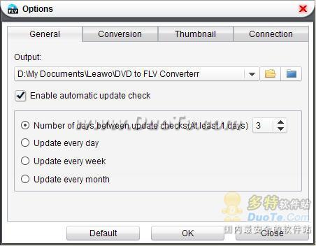 Leawo Free DVD to FLV Converter