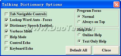 Talking Dictionary