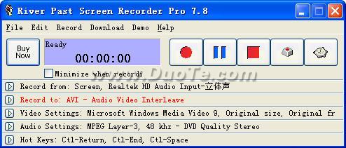 River Past Screen Recorder Pro
