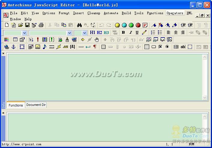Antechinus JavaScript Editor Pro
