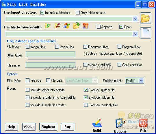 File List Builder