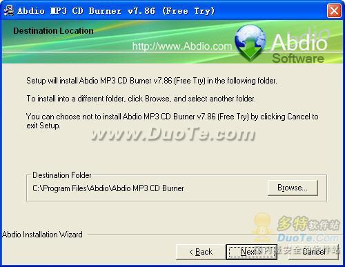 Abdio MP3 CD Burner